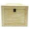 Unfinished Wood Crate Style Box with Hinged Lid for Arts, Crafts, Hobbies, and Home Storage - 10.60" x 10.60" x 10.60" in Inches